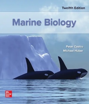 Marine Biology Twelfth Edition book cover by Castro and Huber