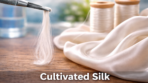 Cultivated silk